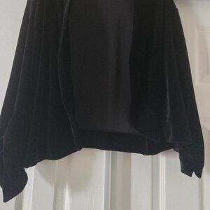 Black velvet bolero jacket